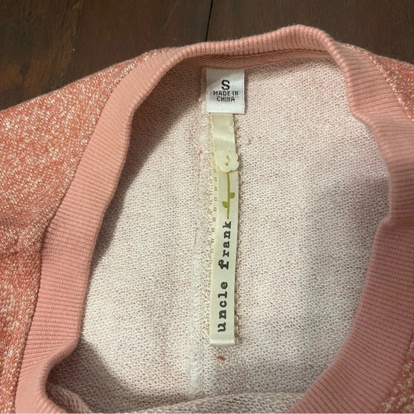 Uncle Frank Tshirt Dress Size Small Pockets Heather Pink A Line - Picture 4 of 8